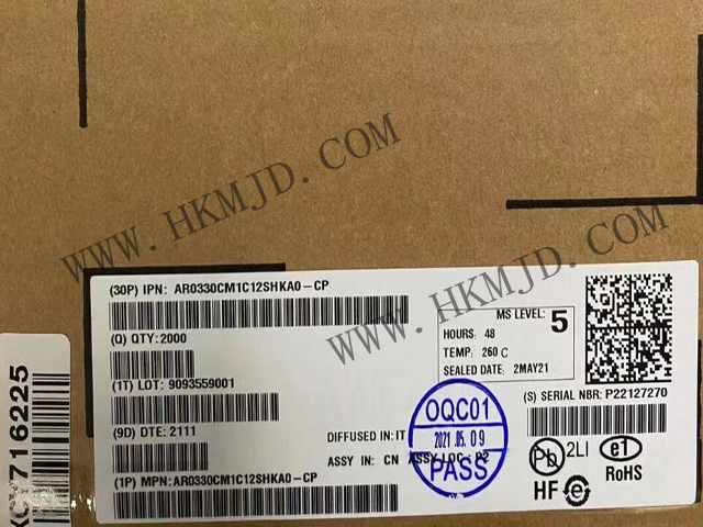 【分銷onsemi】AR0330CM1C12SHKA0-CP CMOS 圖像傳感器，300 萬(wàn)像素，1/3 英寸