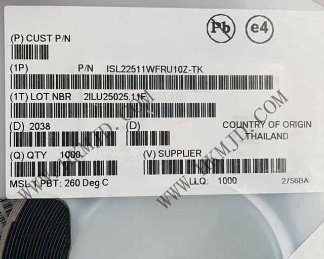 明佳達(dá)供應(yīng)Renesas（ISL22511WFRU10Z）XDCP? 數(shù)字電位計(jì)，助力高性能電子設(shè)計(jì)