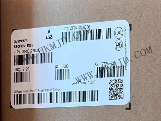 英飛凌BSC093N15NS5 OptiMOS?5 150V功率MOSFET，超低導(dǎo)通電阻9.3mΩ