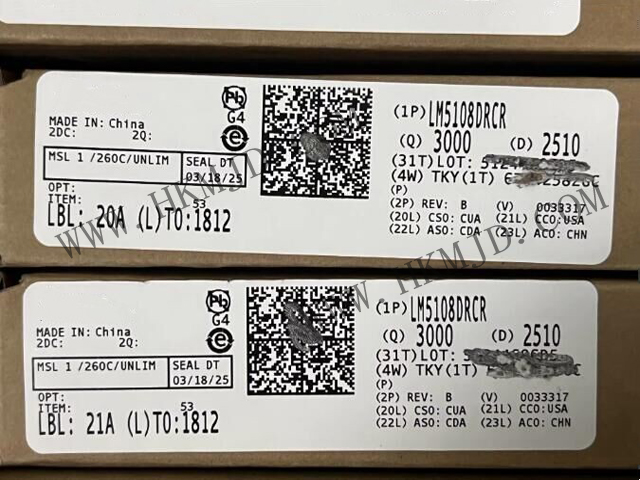 [供應(yīng) TI 電源管理IC] 供應(yīng)TI LM5108DRCR 2.6A，110V 半橋柵極驅(qū)動(dòng)器
