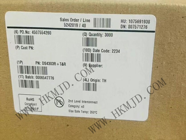 供應(yīng) Maxim DS4303R 電子可編程電壓基準(zhǔn)，適用于自動工廠校準(zhǔn)