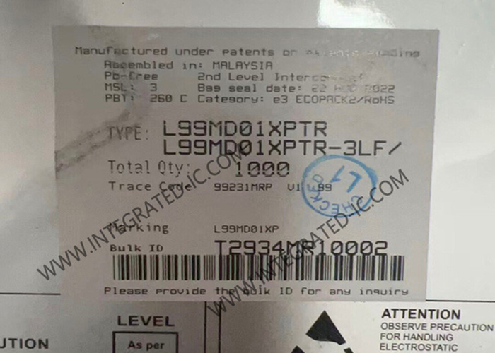[供應(yīng)原裝 IC] L99MD01XPTR (ST) 八進(jìn)制半橋電機(jī)驅(qū)動器