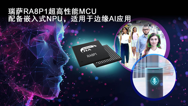 瑞薩電子推出搭載AI加速功能的1GHz微控制器， 樹立MCU性能新標(biāo)桿