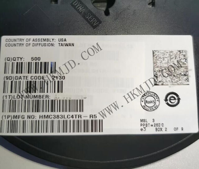 ADI HMC383LC4TR 通用型砷化鎵PHEMT MMIC中功率放大器